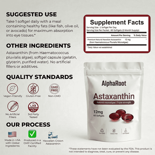 Pure Astaxanthin - Nature's Most Powerful Antioxidant